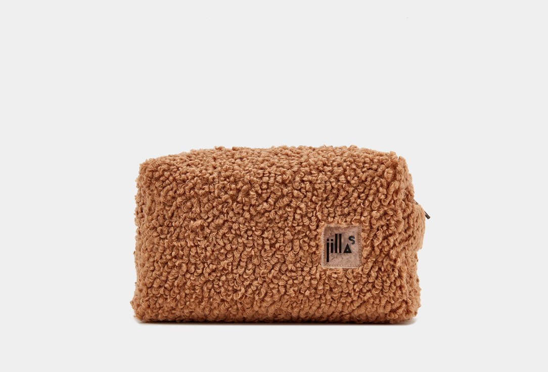 

Плюшевая косметичка JILLAS, Коричневый, Светло-коричневая, small 1 шт