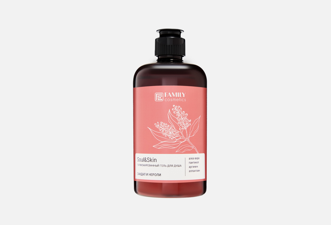 Парфюмированный гель для душа FAMILY COSMETICS Sandalwood and Neroli 470 мл