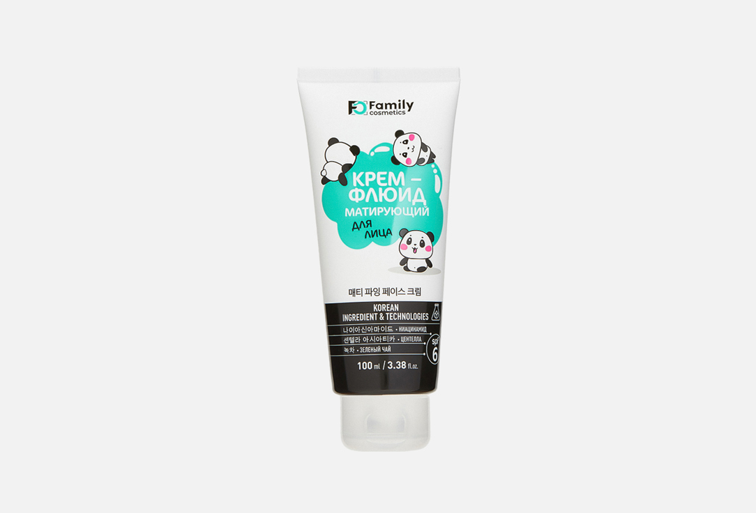 Матирующий крем-флюид для лица FAMILY COSMETICS Fluid 100 мл