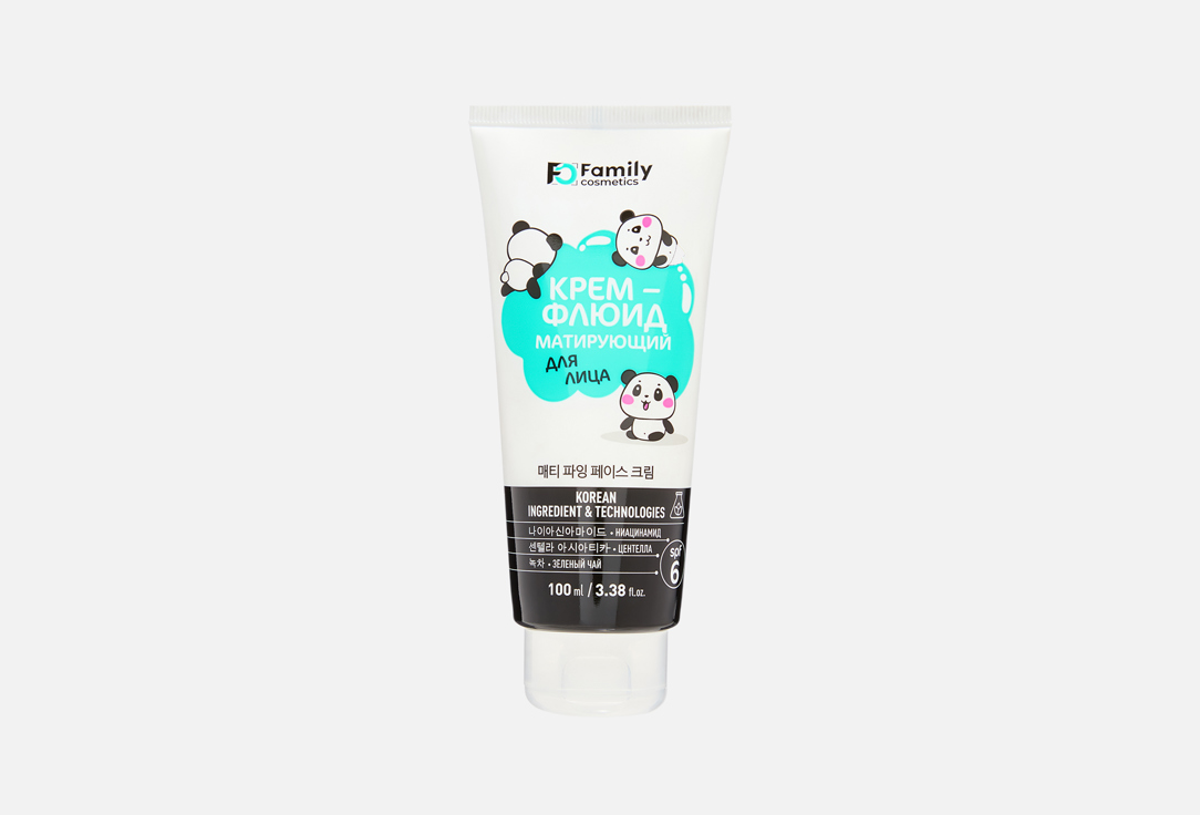 Матирующий крем-флюид для лица FAMILY COSMETICS Fluid 100 мл