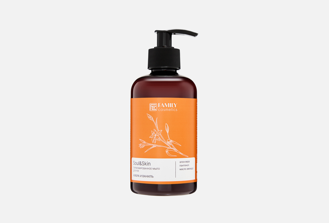 

Парфюмированное мыло для рук FAMILY COSMETICS, Amber and Vanilla 285 мл