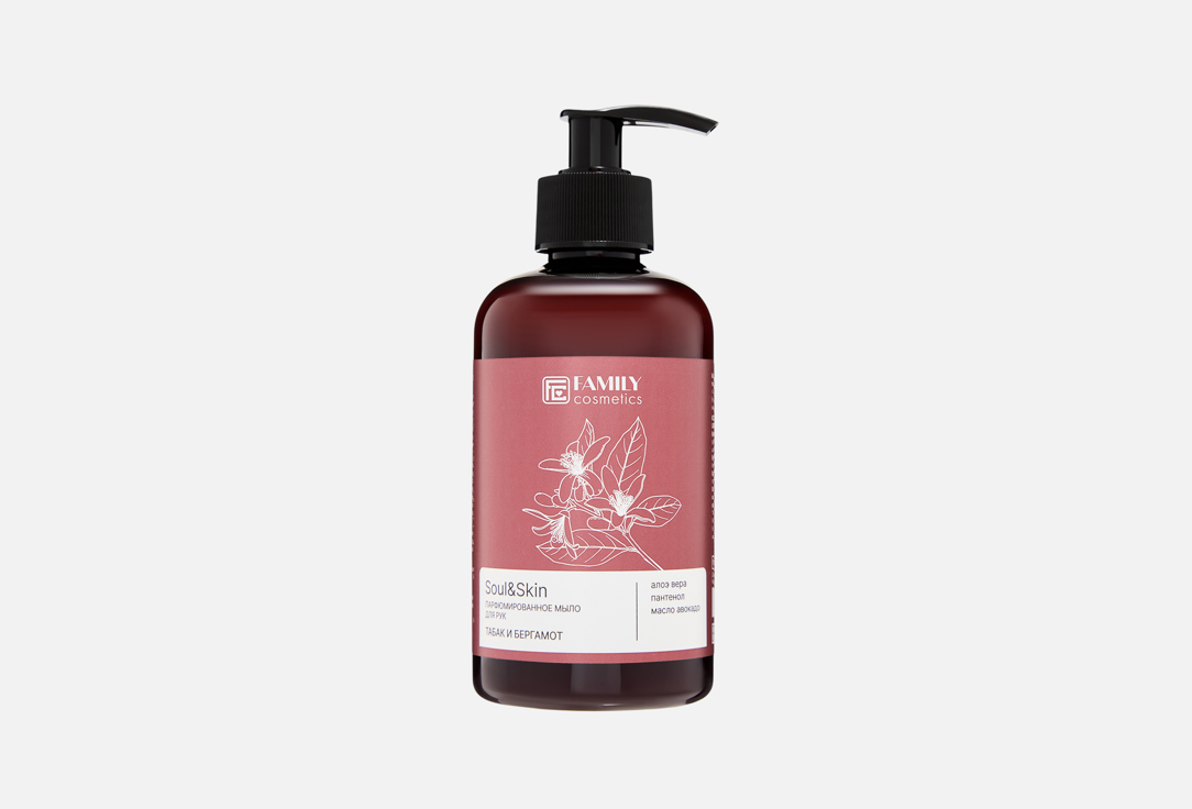 Парфюмированное мыло для рук FAMILY COSMETICS Tobacco and Bergamot 285 мл