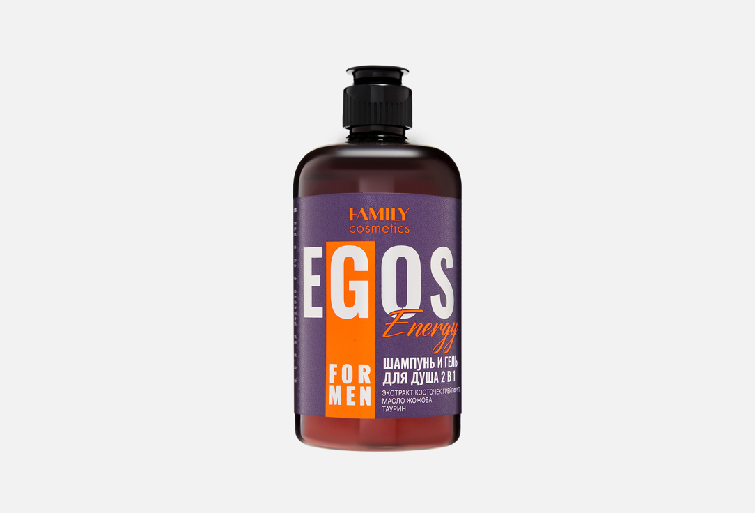 Шампунь-гель для душа FAMILY COSMETICS 2 in 1 Energy 470 мл