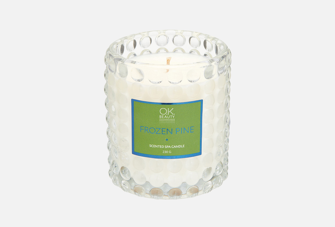 Ароматическая СПА свеча OK BEAUTY Frozen Pine 230 г