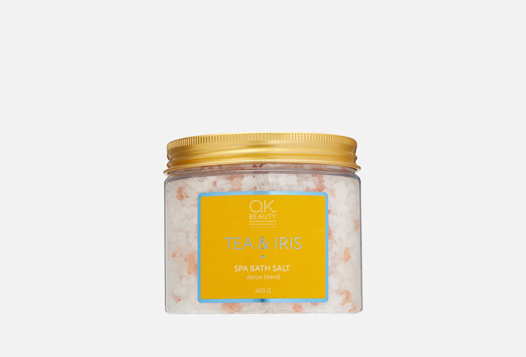 

Соль для ванн OK BEAUTY, TEA AND IRIS SPA BATH SALT 400 г