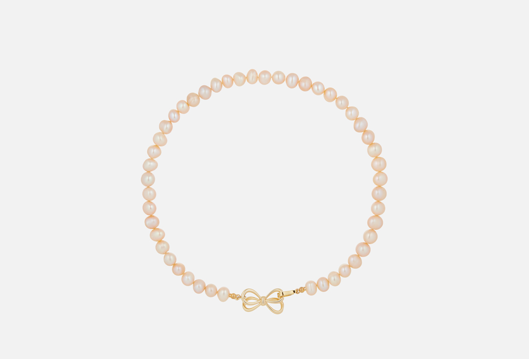 Колье UNEVIE DAMOUR Peach bow 1 шт