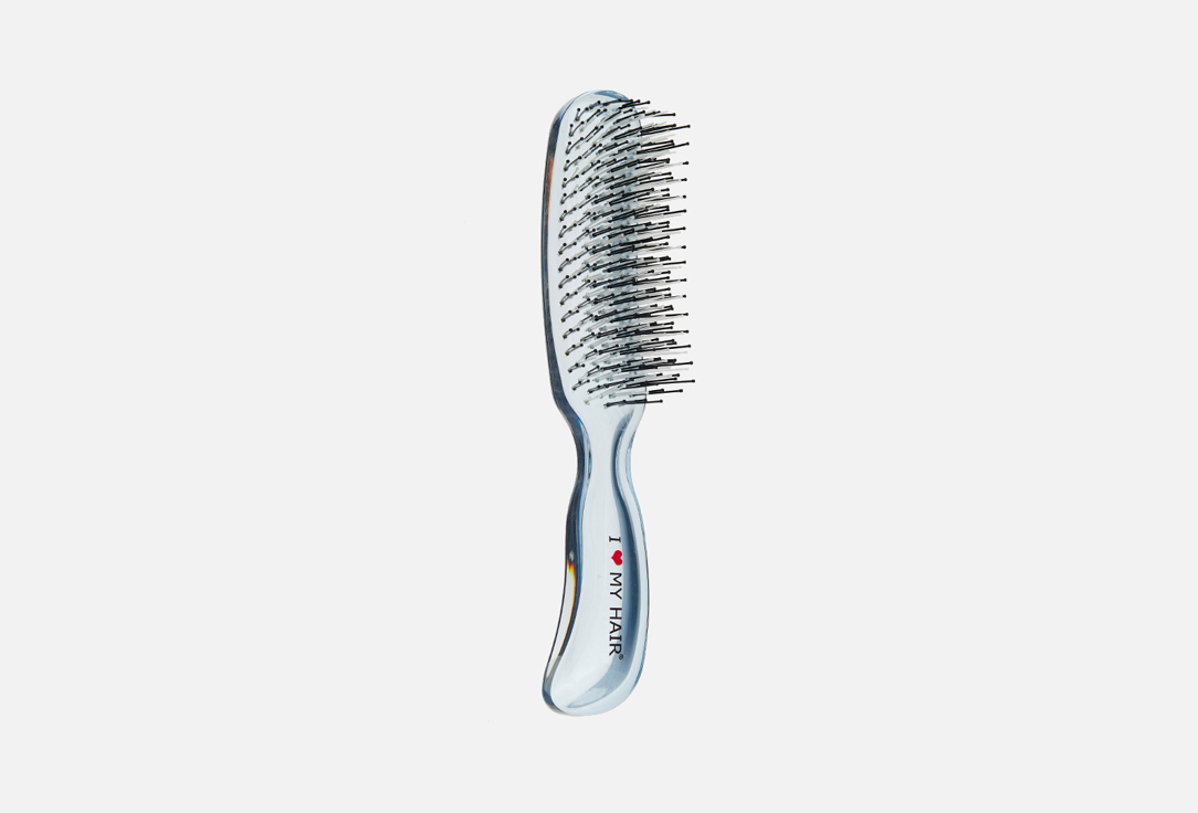 Изображение товара Щетка для волос I LOVE MY HAIR ILMH Aqua Brush 18280SC синяя прозрачная M