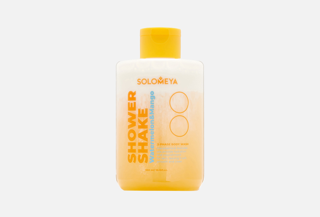 

Гель-шейк для душа SOLOMEYA, Watermelon & Mango 300 мл
