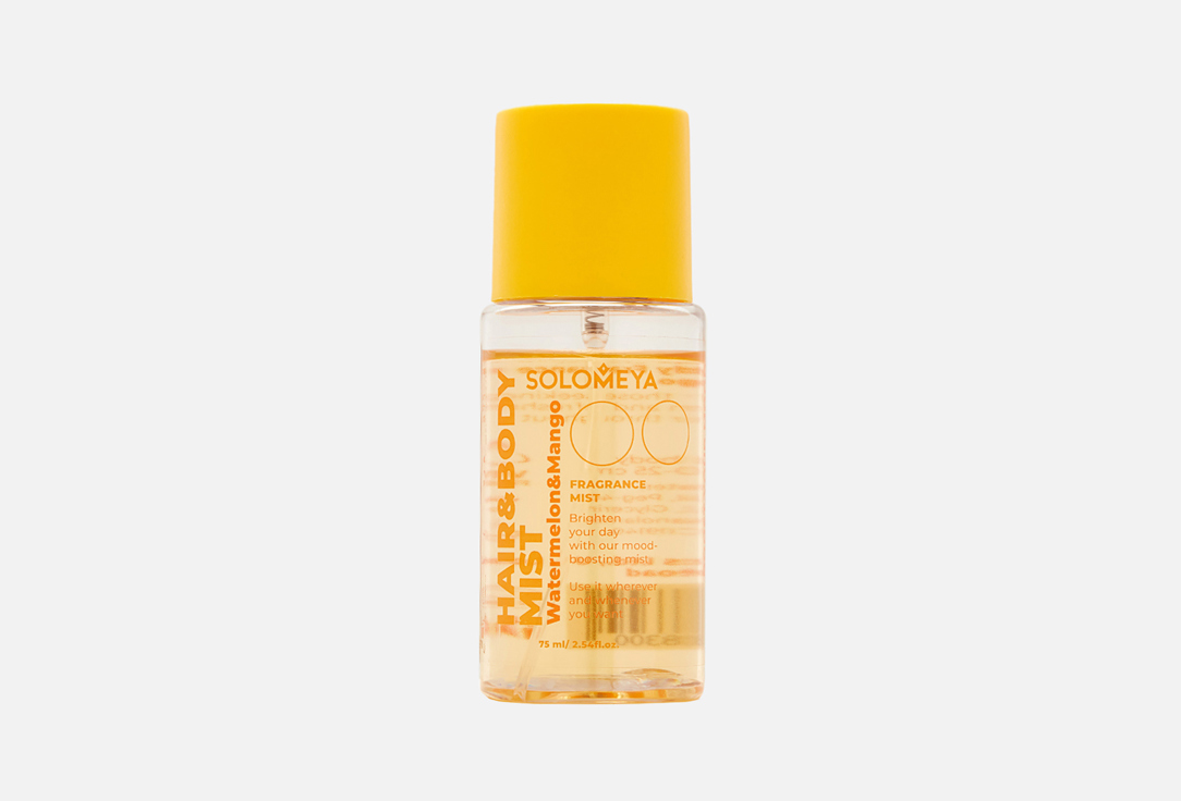 

Парфюмированный мист для волос и тела SOLOMEYA, Watermelon & Mango 75 мл