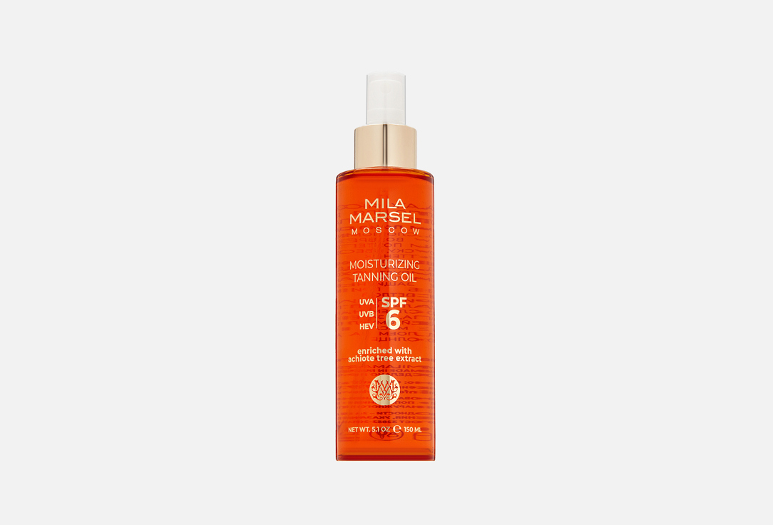 Увлажняющее масло для тела с эффектом загара SPF 6 MILAMARSEL Moisturizer Tanning Oil  150 мл