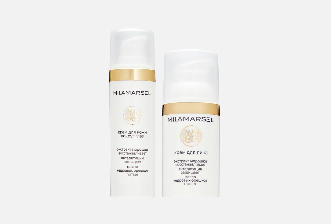 

Подарочный набор для ухода за кожей лица и вокруг глаз MILAMARSEL, Hydration and freshness 2 шт