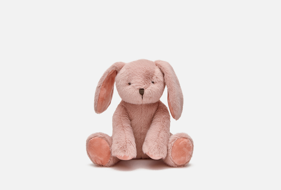 

Мягкая игрушка GULLIVER, Зайка плюшевый сидячий, пыльная роза 1 шт