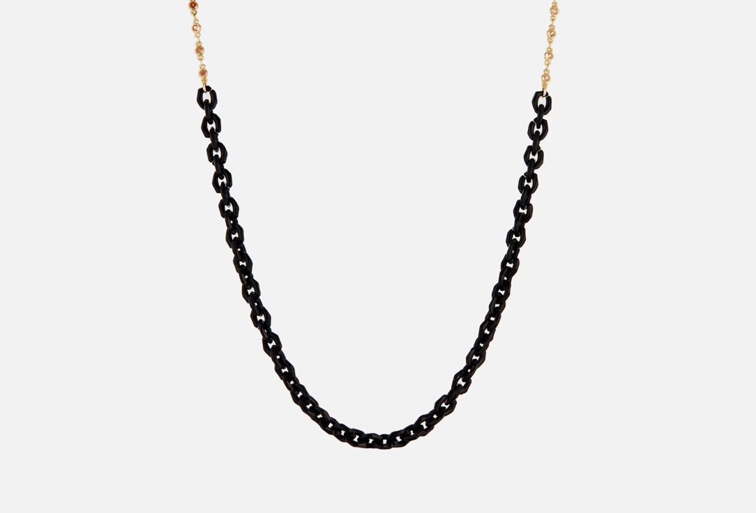 Изображение товара Цепочка для очков Ronda Золотистая из ацетата и фианитов