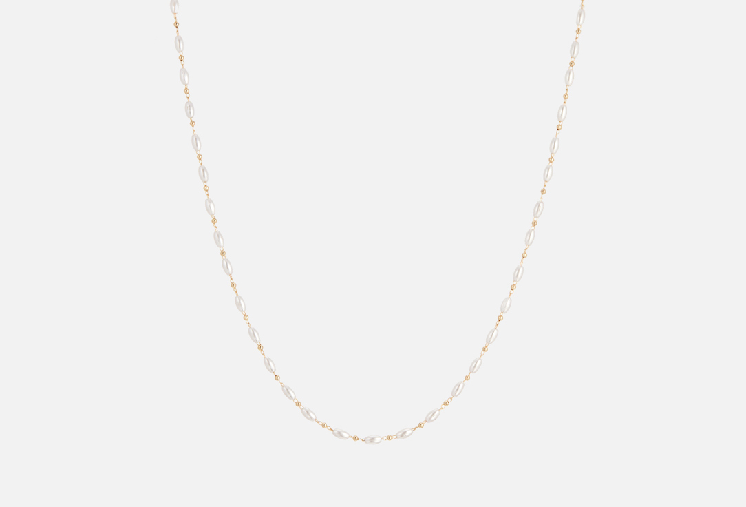 Изображение товара Цепочка для очков Ronda Золотистая, имитация жемчуга