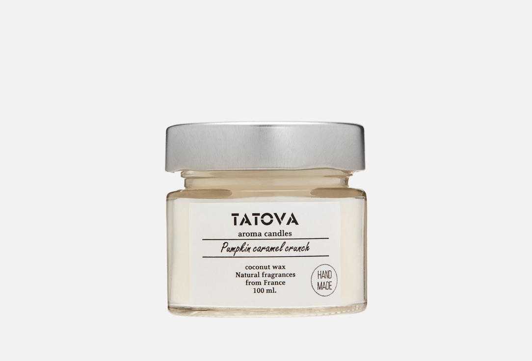 

Свеча ароматическая TATOVA, Белый, Сладкая карамель 100 мл