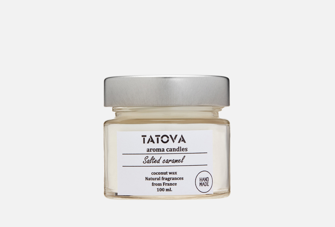 

Свеча ароматическая TATOVA, Белый, Соленая карамель 100 мл