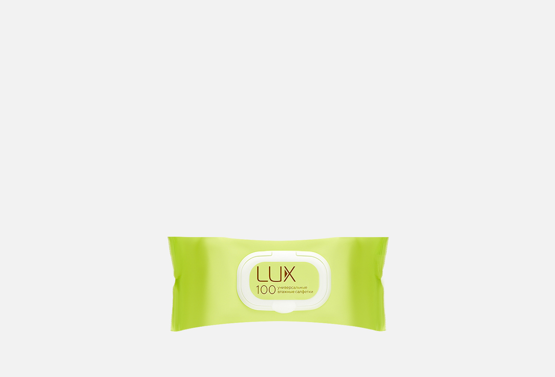 

Влажные салфетки LUX, Universal with a plastic valve 100 шт