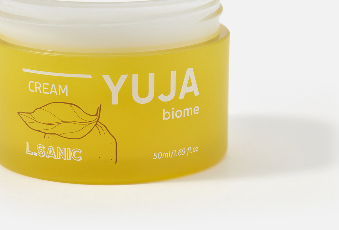 L.SANIC Восстанавливающий крем для лица Yuja Biome Revitalizing