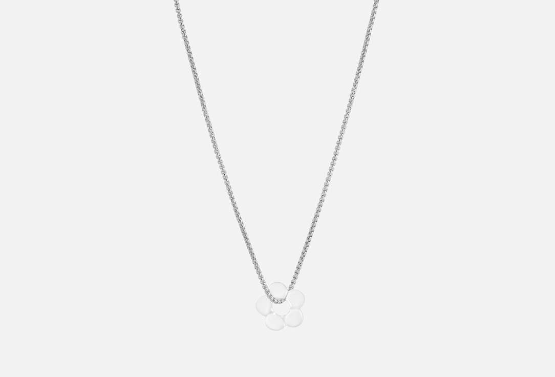 Изображение товара Цепочка с кулоном на шею Kotlo Studio Lonely Flower Clear-Silver