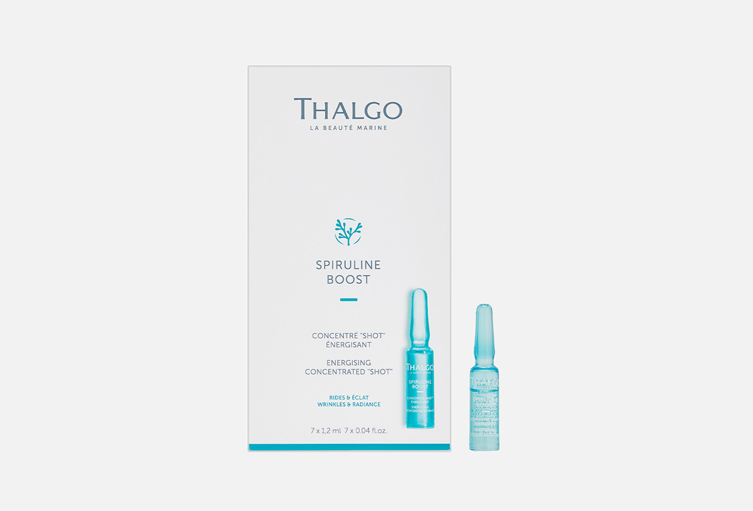 Изображение товара концентрат для сияния кожи и коррекции морщин Thalgo Energising concentrated shot