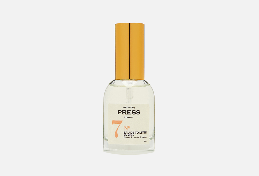 Туалетная вода PRESS GURWITZ PERFUMERIE № 7 Orange, Jasmin, Ambra  30 мл