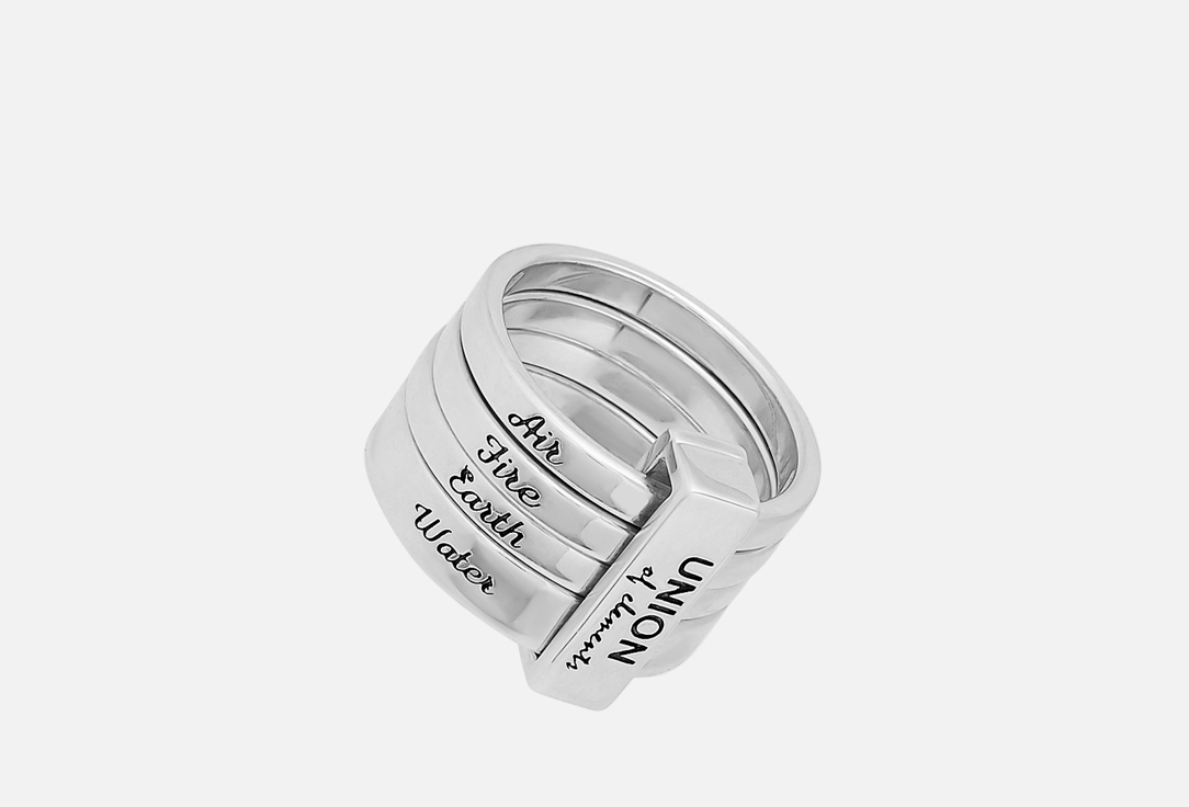 Кольцо серебряное AURA JEWELRY Elements 18,5 мл