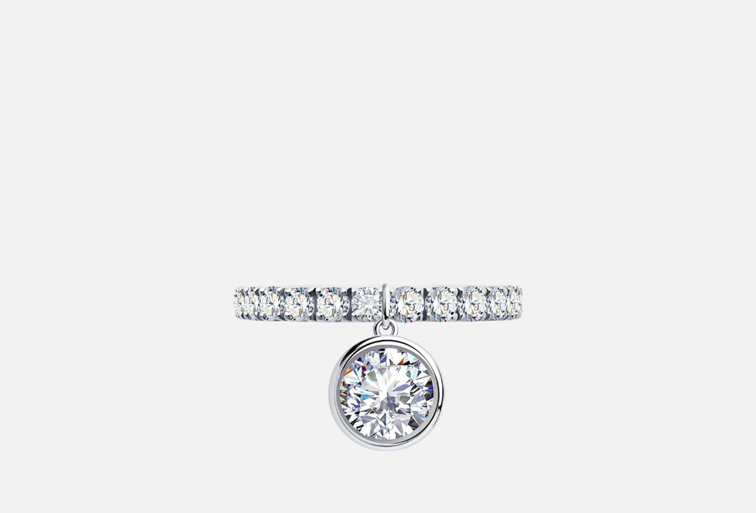 Изображение товара Серебряное кольцо Aura Jewelry Statement Zircon 925 пробы для женщин