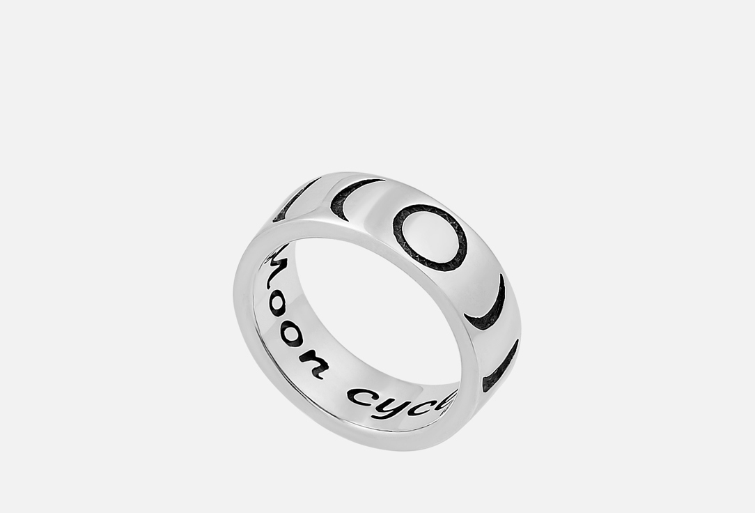 Кольцо серебряное AURA JEWELRY Фазы Луны 16,5 мл