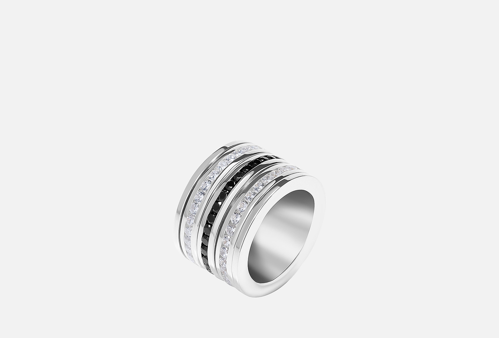 Aura Jewelry Кольцо-механизм серебряное Zircon Circle 16,5 — купить в ...
