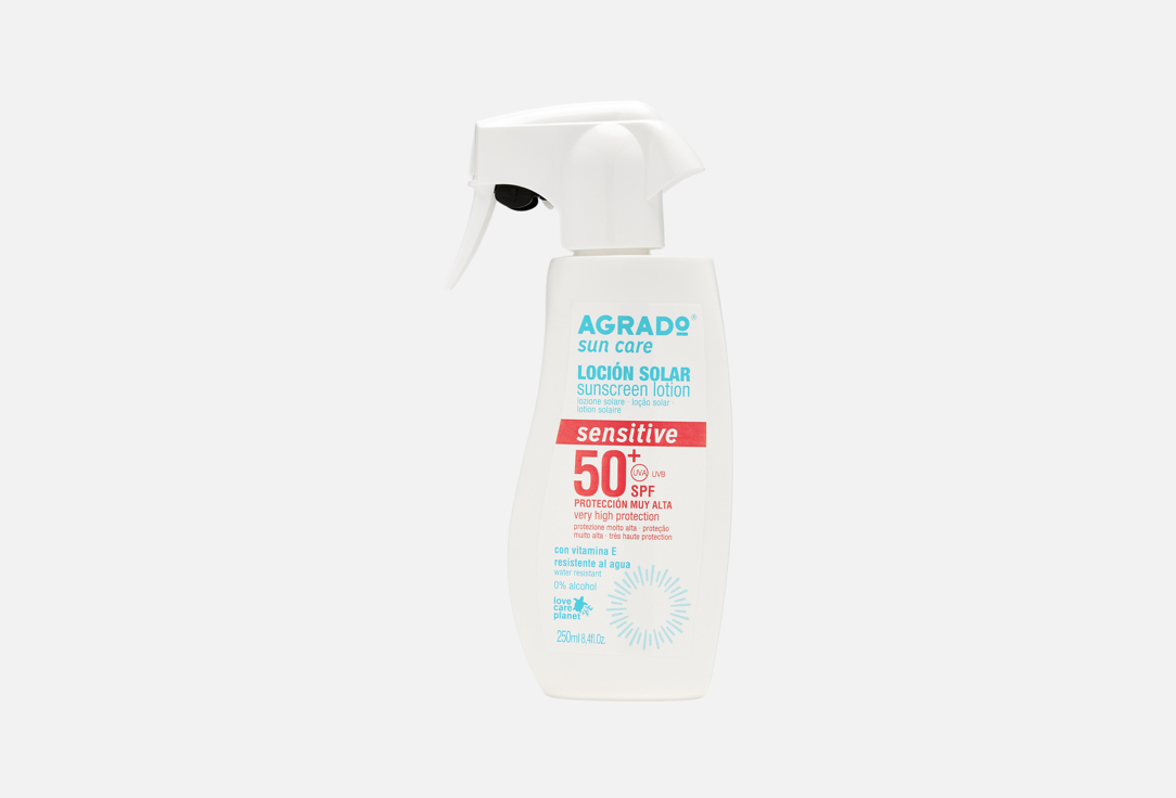 Изображение товара Солнцезащитный лосьон SPF50+ AGRADO Sunscreen lotion