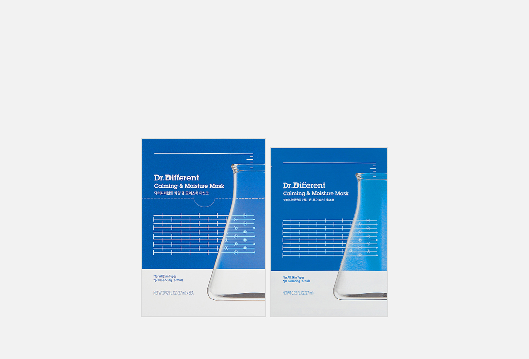 Изображение товара Успокаивающая увлажняющая тканевая маска Dr.Different Calming Moisture для чувствительной кожи