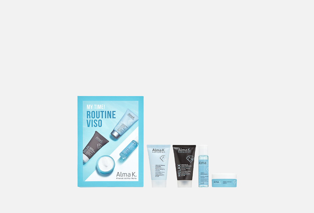 

Набор для ухода за кожей лица ALMA K., My time! Routine viso 4 шт