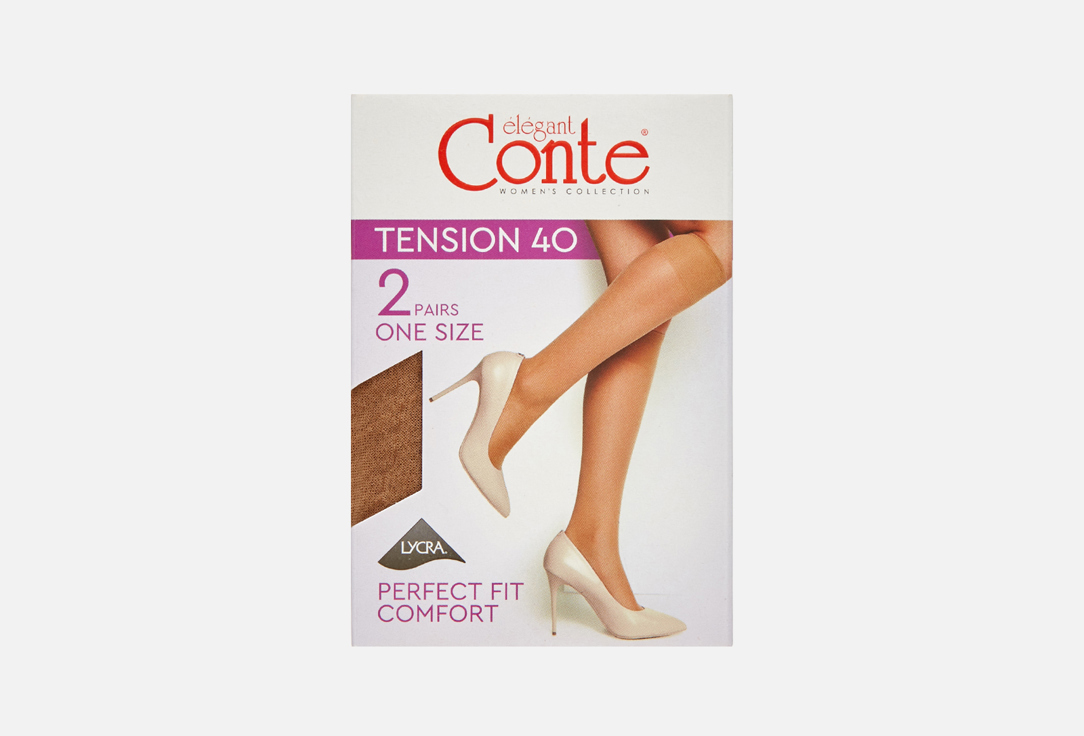 Гольфы CONTE ELEGANT Tension 40 den 2 пар