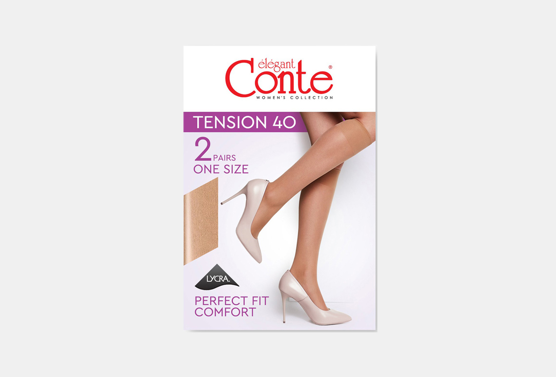 Гольфы CONTE ELEGANT Tension 40 den 2 пар