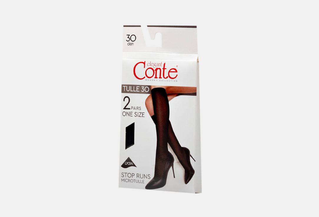 Гольфы CONTE ELEGANT Tulle 2 пар