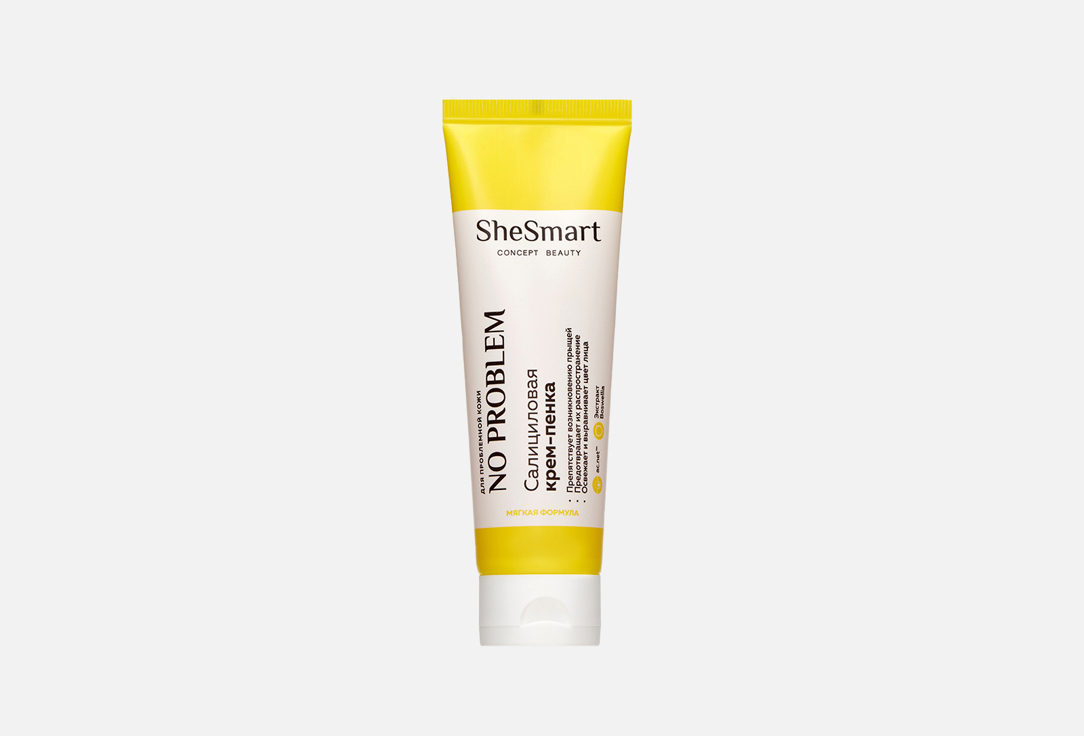 Изображение товара крем-пенка для умывания SheSmart Salicylic cream foam