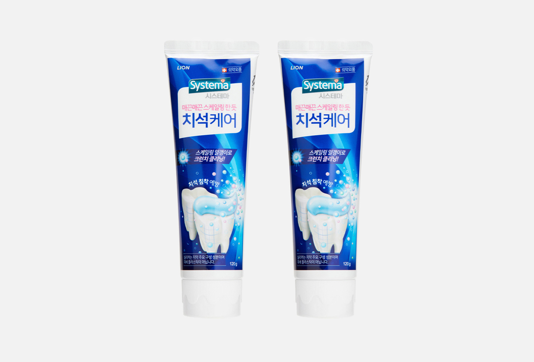 

Набор зубная паста LION, Против образования зубного камня 2 шт