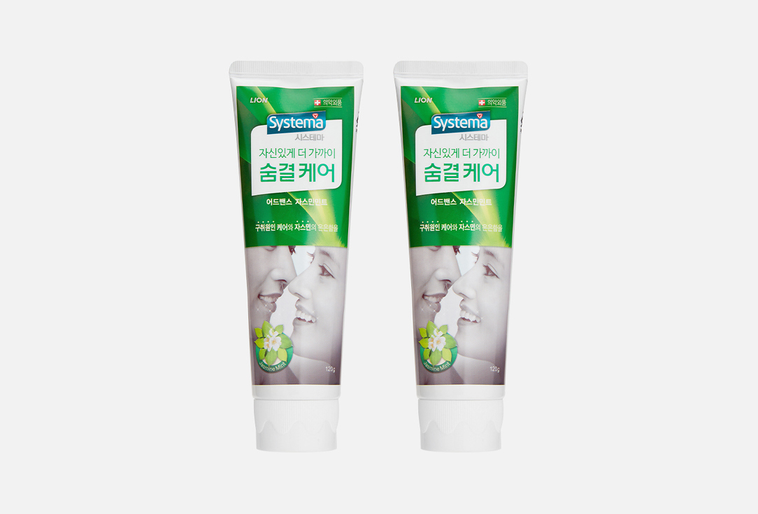 

Набор зубная паста LION, Жасмин и мята 2 шт