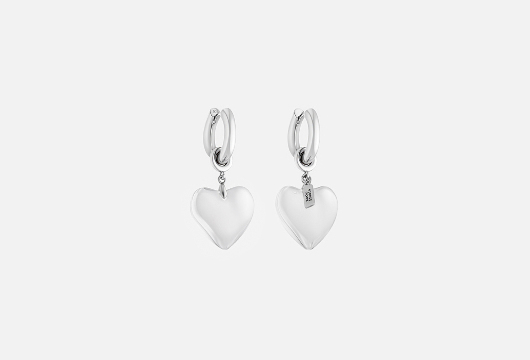 Серьги KOTLO STUDIO Sweetheart Clear 2 шт