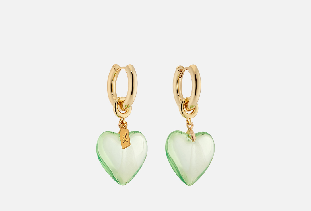Изображение товара Серьги Sweetheart Green Kotlo Studio - яркое украшение для женщин