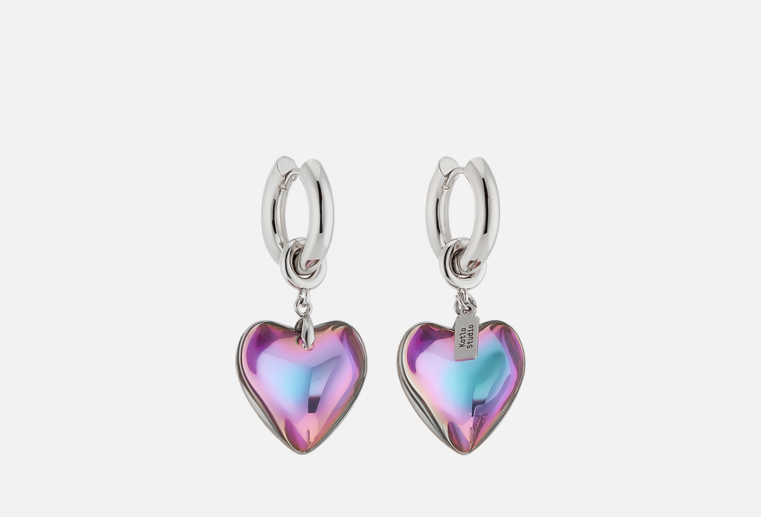 Серьги KOTLO STUDIO Sweetheart Holographic 2 шт