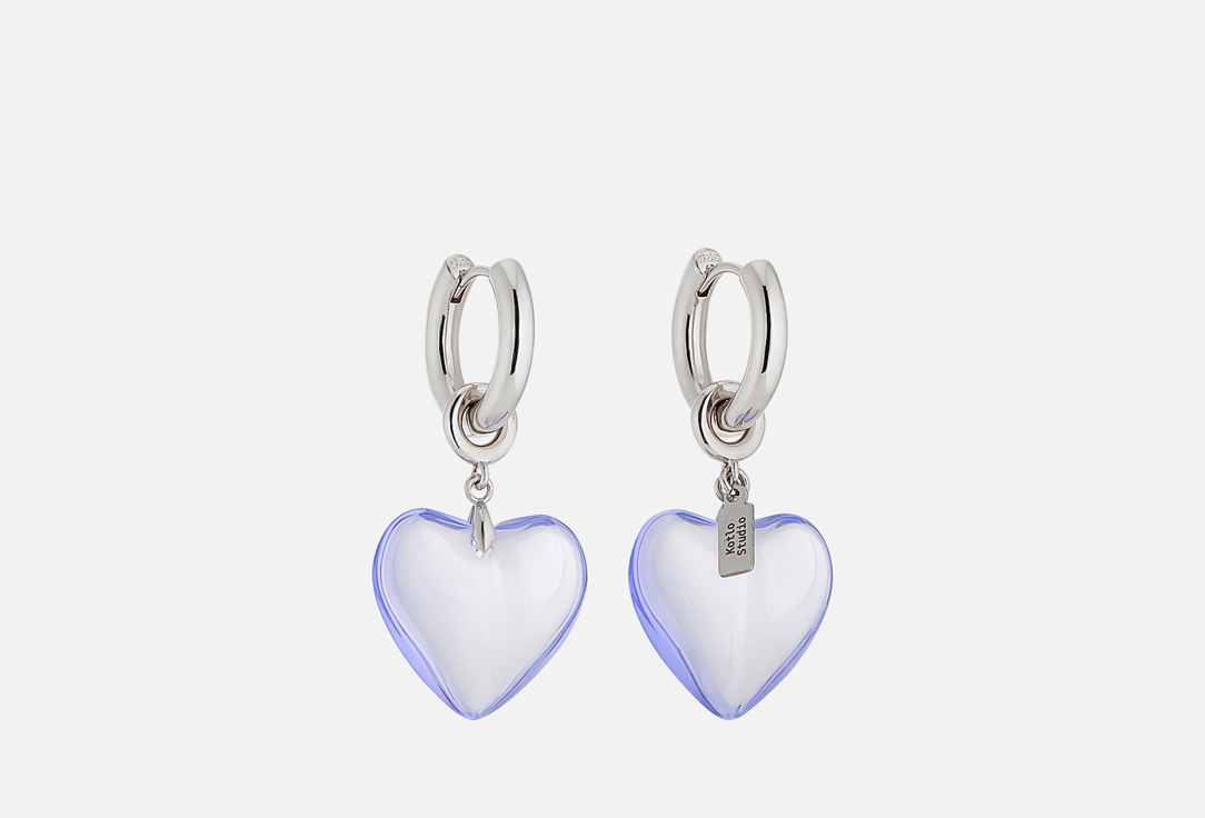Серьги KOTLO STUDIO Sweetheart Sky Blue 2 шт
