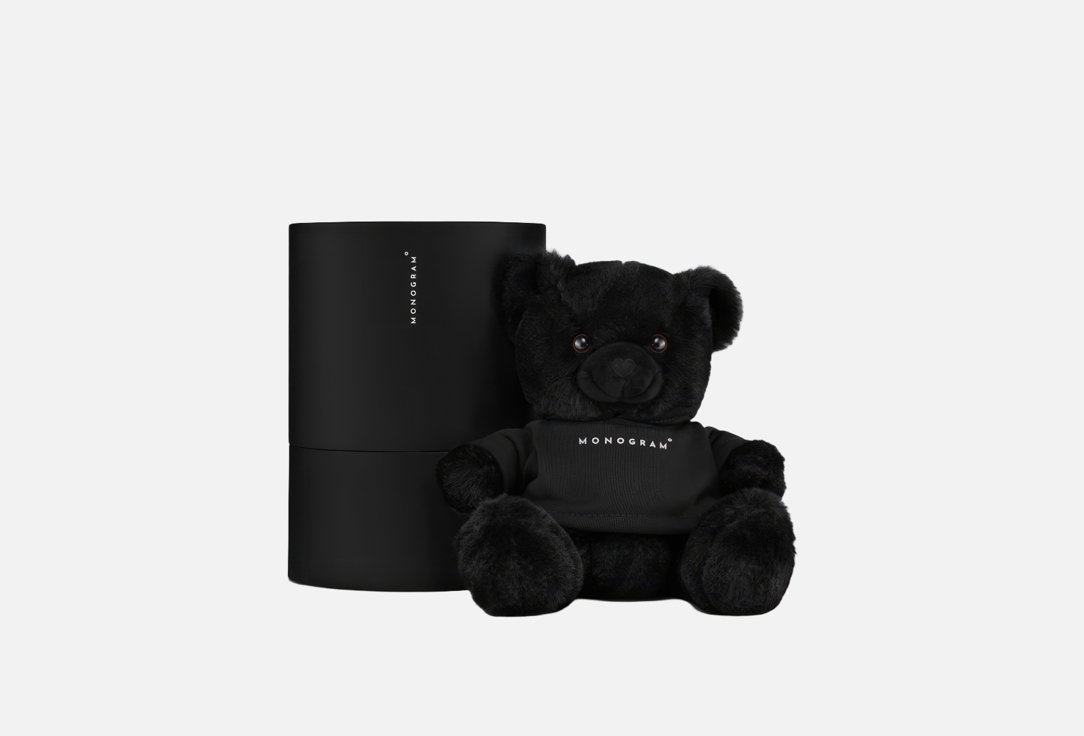 Медведь плюшевый MONOGRAM 1602, black 1 шт