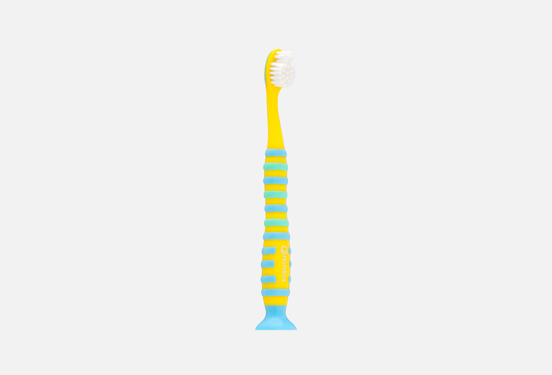 Зубная щетка NORDICS Kids Super Soft, yellow green rocket 1 шт