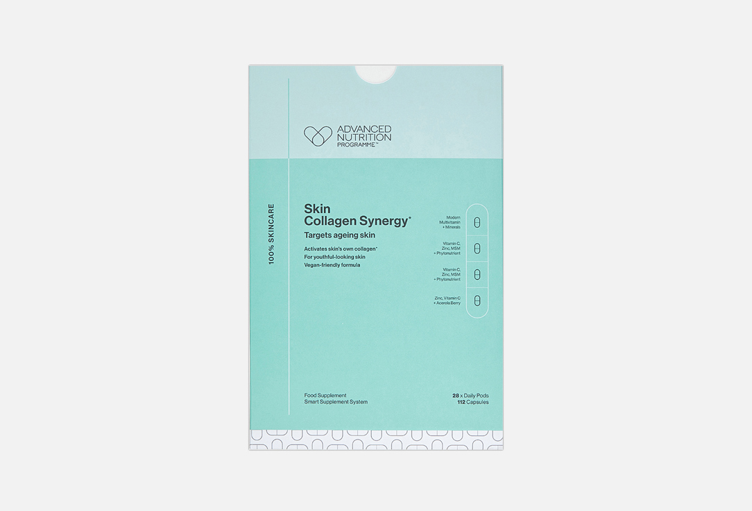 

28-дневная программа преображения ADVANCED NUTRITION PROGRAMME, Skin Collagen Synergy в капсулах 112 шт