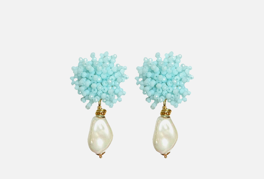 Изображение товара клипсы La Family Голубой горный хрусталь