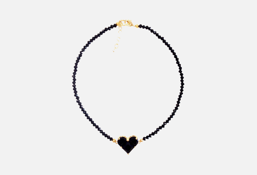 Изображение товара Подвеска La Family с горным хрусталем и сердцем 18к золочение