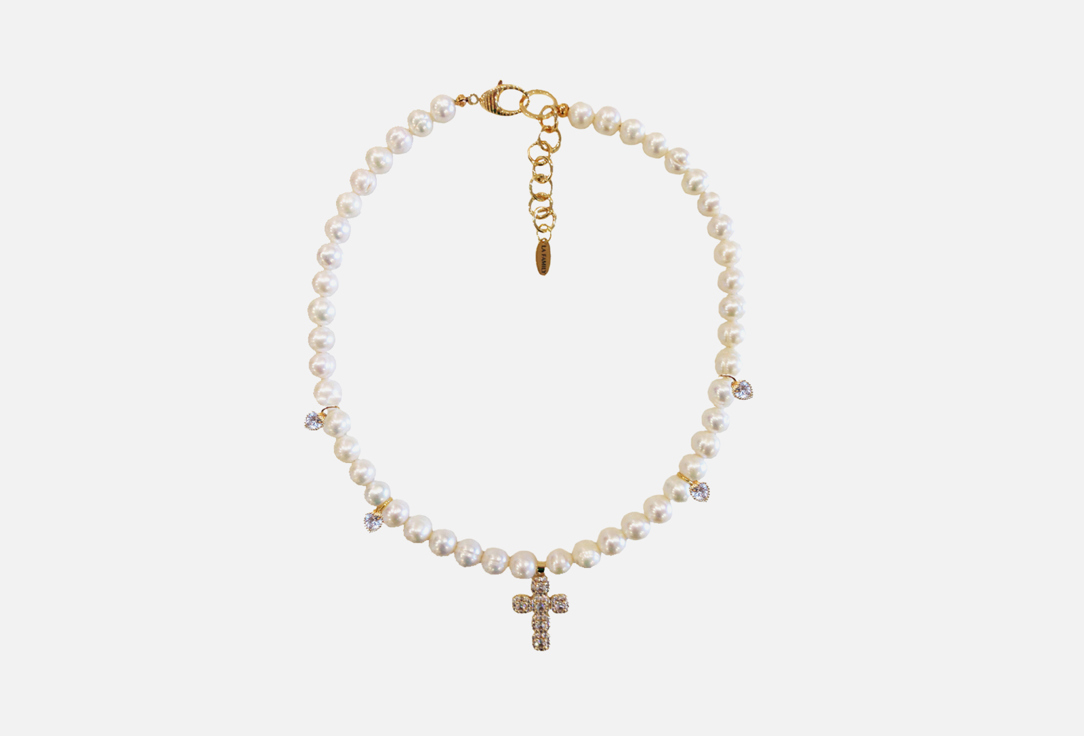 Изображение товара подвеска La Family Жемчуг с крестом