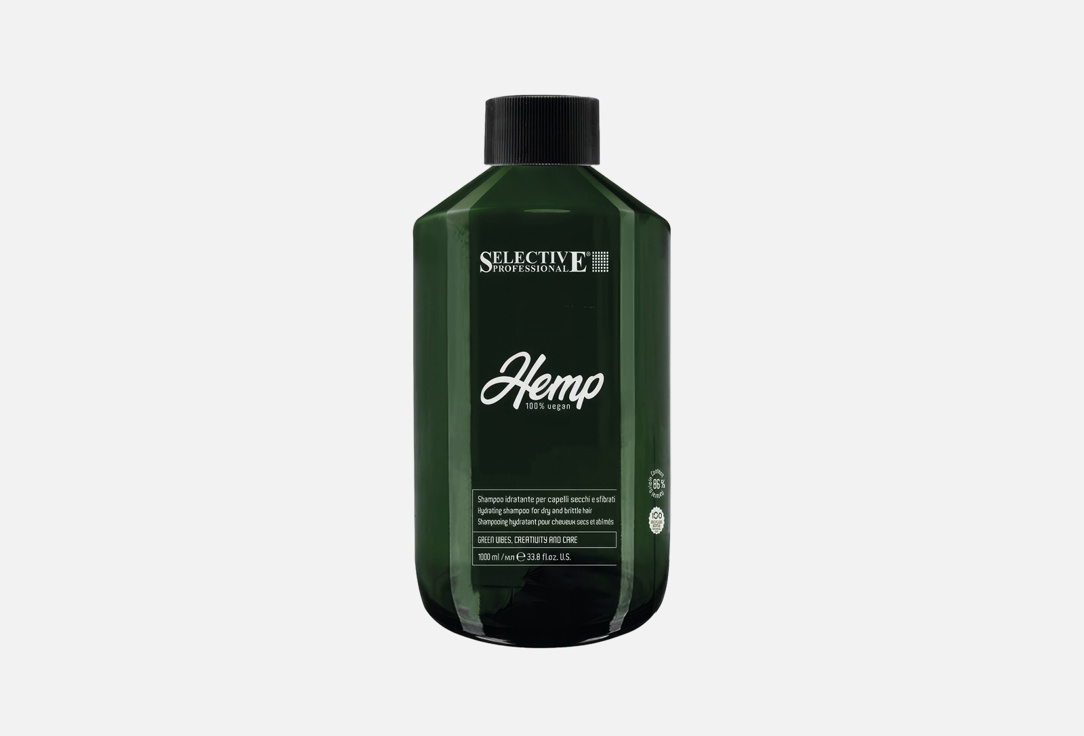 Шампунь для сухих волос SELECTIVE PROFESSIONAL Hemp 1000 мл