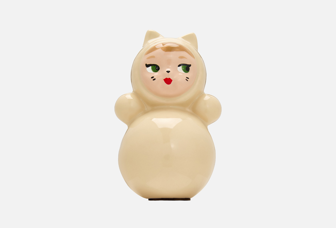 Статуэтка керамическая ASIKNOVA CERAMICS Неваляшка лисичка, ванильная 1 шт